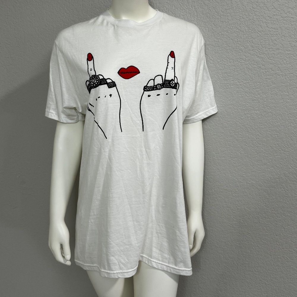 NWT Fashion Nova Flipping the Bird T-Shirt